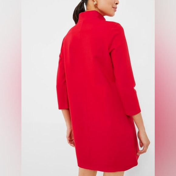 Tuckernuck Red Ponte Clifton Dress - Picture 2 of 14